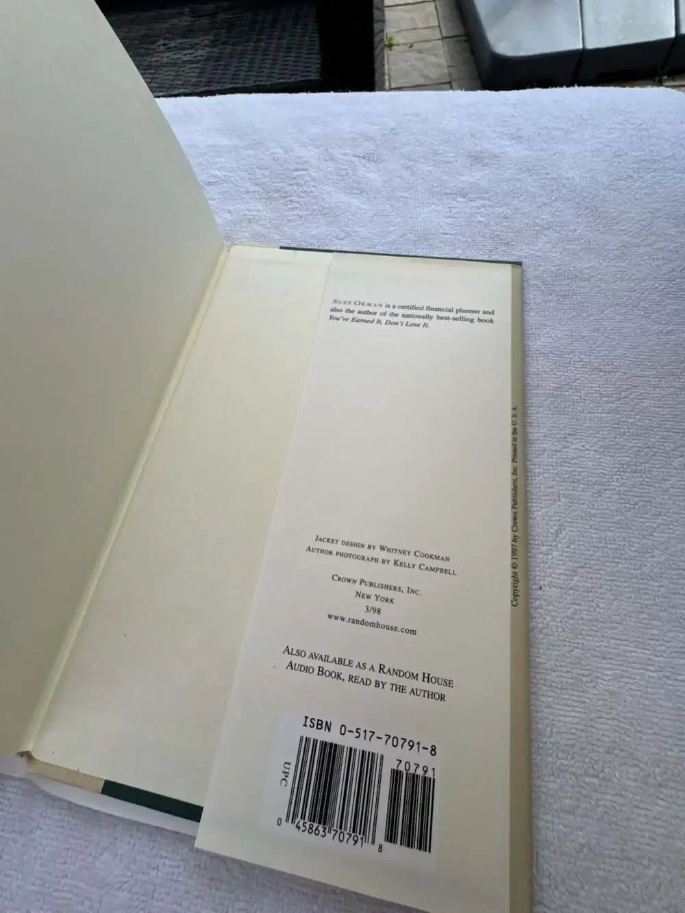 The 9 Steps to Financial Freedom by Suze Orman Hardcover Book